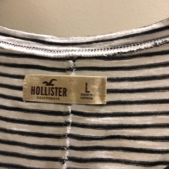 Stripped T-shirt with Ruffle - Picture 3 of 3